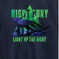 thumbnail image 3 of How to Train Your Dragon - Night Fury Light Up The Night - Toddler & Youth Crewneck Fleece Sweatshirt, 3 of 5