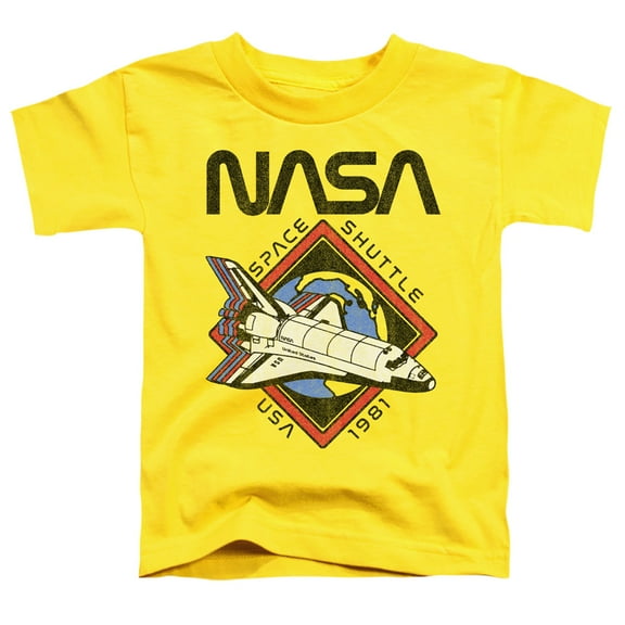 Nasa 1981 Toddler T-Shirt Yellow