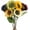 Multi Color, variant on Artificial Sunflowers Flowers 8pcs Single Long Stem Large Faux Silk Sunflowers Bouquet for Wedding Party Single Bulk Yellow Centerpieces Home Decor