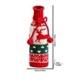 thumbnail image 3 of Cute Christmas Sweater Wine Bottle Cover, Handmade Wine Bottle Sweater For Christmas Decorations Cute Christmas Sweater Party Decorations Reindeer, 3 of 7