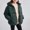 Green, variant on BRGZLK Kids Winter Puffer Jacket Trendy Solid Color Long Sleeved Zipper Down Thick Warm Outerwear Hooded Coat with Pockets Green 3-4 Years