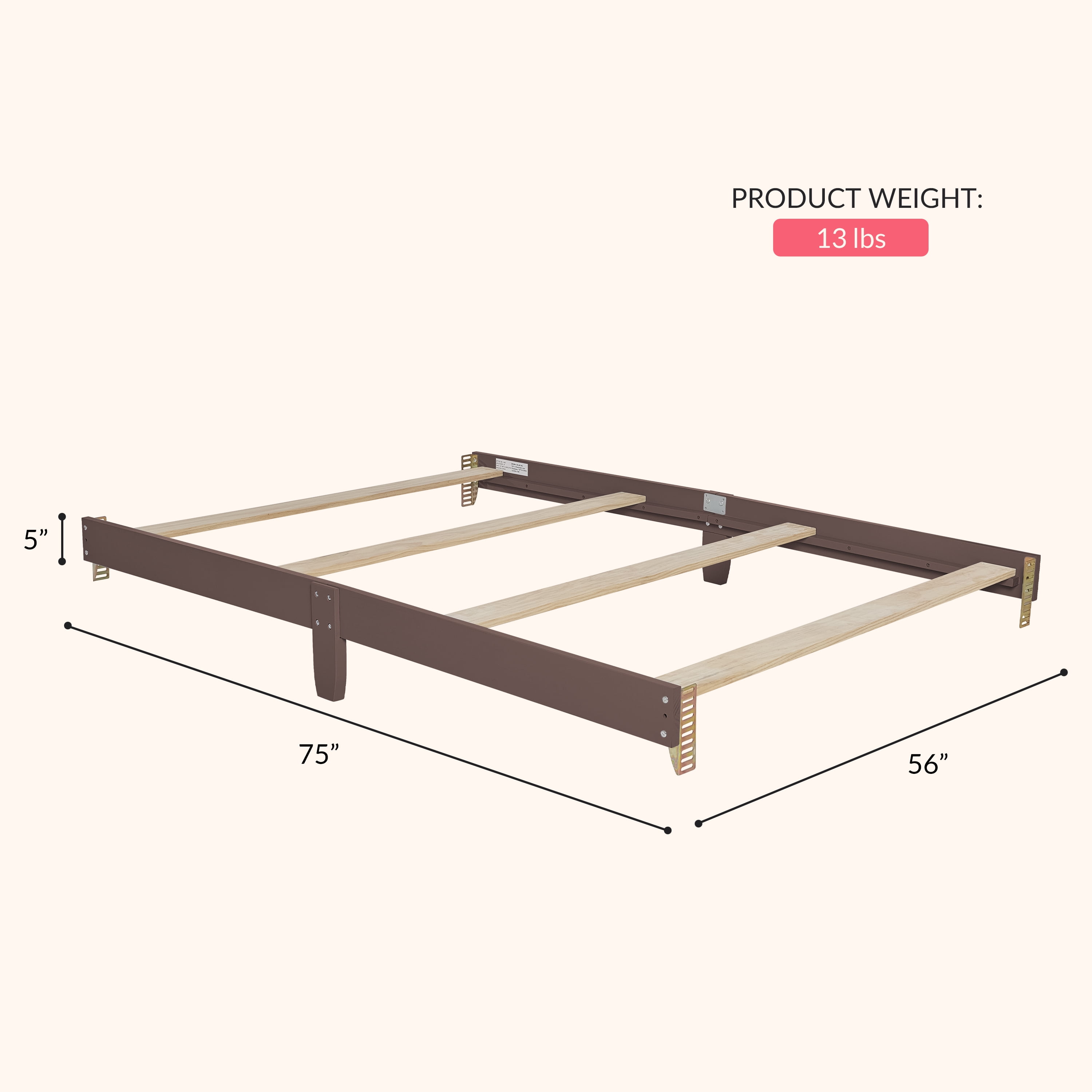 Dream on Me Universal Bed Rail, Bam