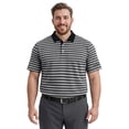 thumbnail image 5 of Ben Hogan Performance Men’s & Big Men's Herringbone Stripe Short Sleeve Golf Polo Shirt, Sizes S-4XLT, 5 of 8
