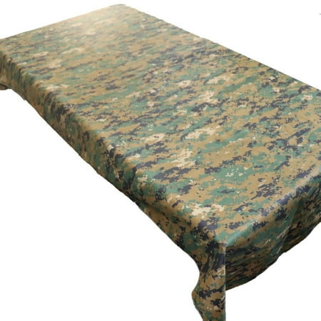 

Cotton Tablecloth Camouflage Print Pixelated Digital Jungle Camouflage