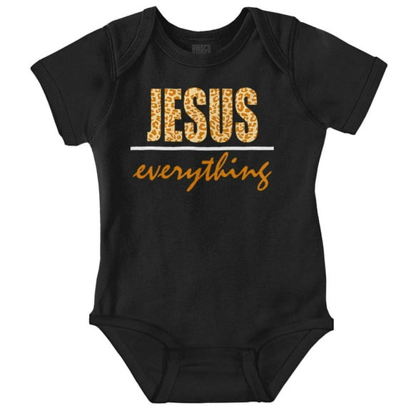 Christian Faith Jesus Over Everything Bodysuit Jumper Girls Infant Baby Brisco Brands NB