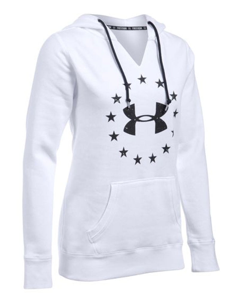 under armour women's freedom logo favorite fleece hoodie