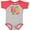 Baseball Heather and Red, variant on Inktastic Cutest Big Sister Girls Baby Bodysuit