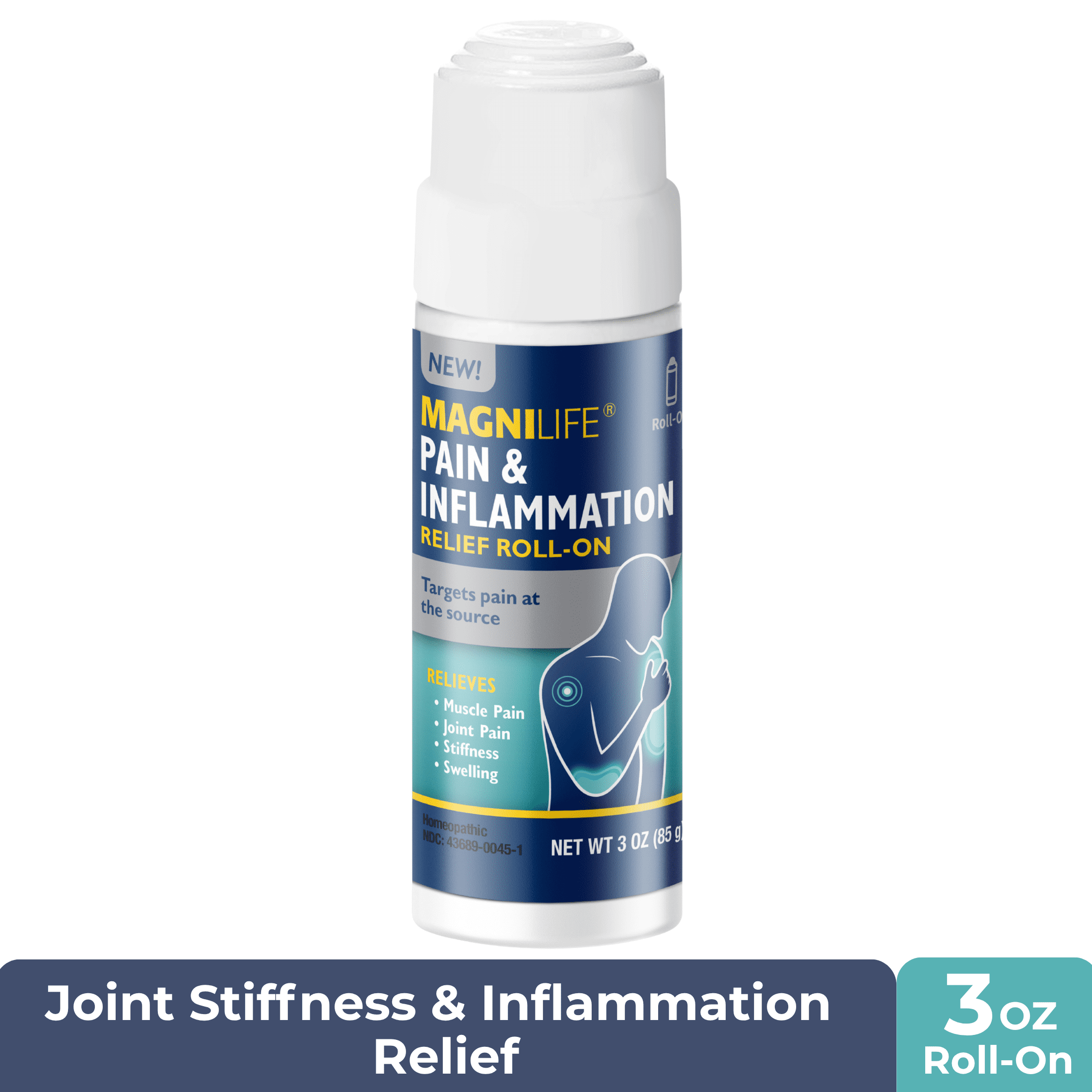 (2 pack) MagniLife Pain & Inflammation Relief Roll-On