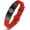 Red, variant on Multi-religiou Wicca Jewelry - Adjustable Pentacle Pentagram Silicone Strap Bracelet - Supernatural Sacred Symbols Star of David Cross Om Yin Yang Triquetra Rubber Wristband for Protection, Pink
