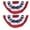 S(1.5x3 ft） 2pc, variant on 2 x 4 Ft USA Pleated Fan Flag, 250th Anniversary Patriotic Display Tool, Professional American Bunting Accessory for 2026 Memorial Day（1PC）