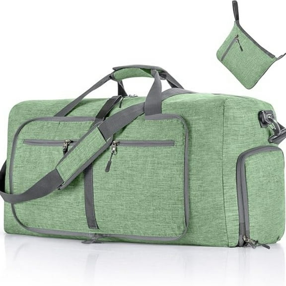 URSOFINE 115L/85L/65L Large Duffle Bag, Foldable Travel Gym Bag with Shoe Compartment, Lightweight Water Repellent Tear Resistant for Camping, Weekender, Overnight Travel