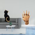 thumbnail image 2 of Figura de escritorio, estatua de gato, escultura decorativa, adorno de resina, manos entrelazadas, ideal para regalar, decoración del hogar, exhibició, 2 of 8
