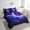 Purple Blue, variant on Girly Butterfly Comforter Set Twin,Blue Purple Moth Bedding Set Teens,Dreamy Wildlife (Comforter+Fitted+Flat Sheet+2 Pillowcases+2 Throw Pillow Covers) 7 Pieces Black Bed Set
