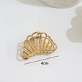 thumbnail image 4 of Pinzas de pelo de metal grandes, pasador de pelo grueso de señora mariposa, pinzas de abrazadera de mandíbula de pelo huecas antideslizantes-5 piezas, 4 of 5