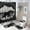 style-14, variant on Skull Camping 4 Piece Shower Curtain Sets Bathroom Sets with Curtain Rug Toilet Cover And U Shaped Mat Camper Trailer Campfire Durable And Waterproof for Bathtub Decor