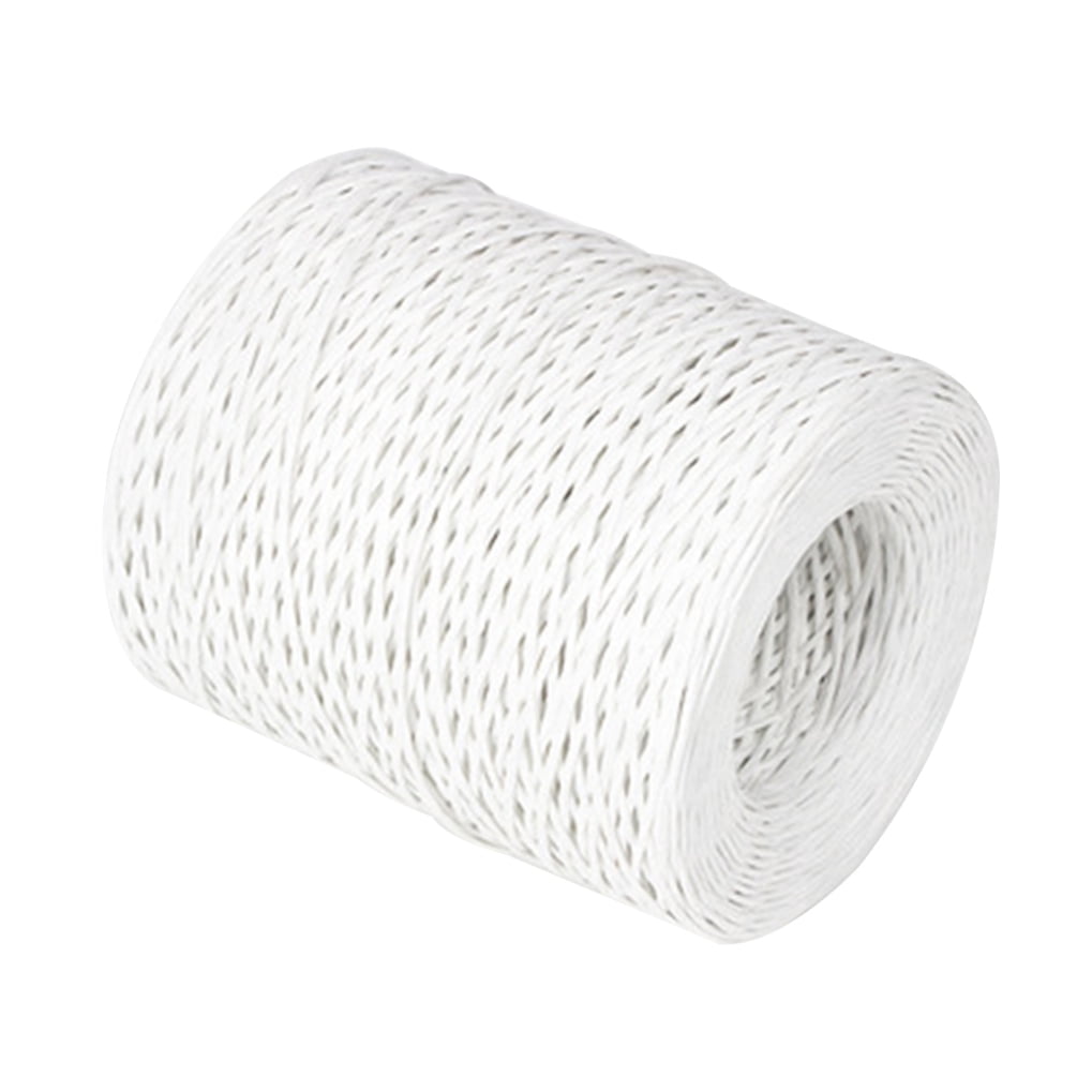 RENACLIPY Rustic Wire Floral Bind Wire Synthetic Material White 1 Roll Easy to Bend