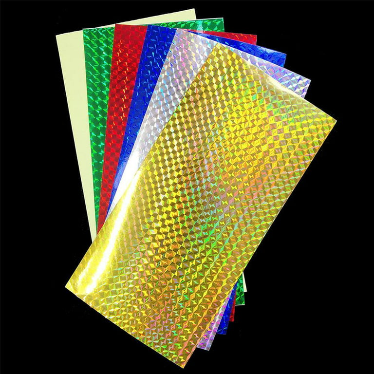 Luya Fishing Lure Bait Sticker Holographic Adhesive Film Flash Tape Lure  Making Color Baits Tying Fly Hard Sticker Change P2U7 