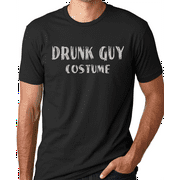 Think Out Loud Apparel Drunk Guy Costume Funny Halloween T-shirt Humor Tee shirt