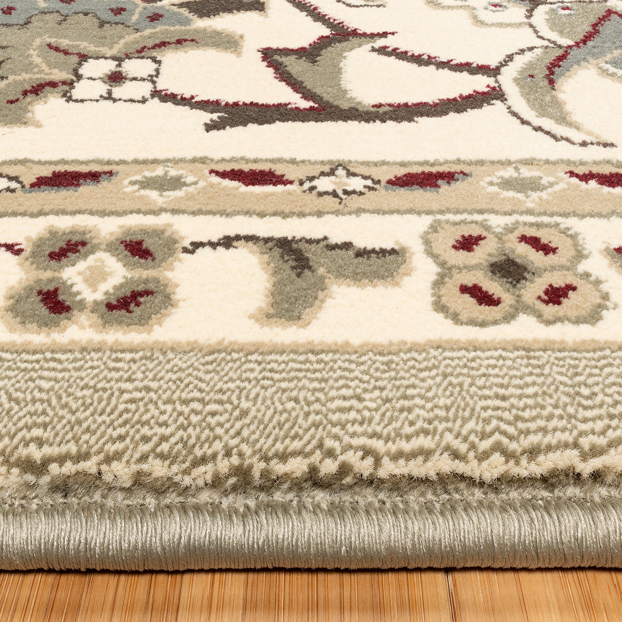 Gertmenian Majestic Moena Traditional Floral Sage Area Rug, 9x13