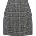 thumbnail image 1 of Jupe Mini à Carreaux pour Femmes Taille Haute Ligne A Jupe Crayon Automne, 1 of 6