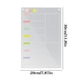 thumbnail image 3 of Acrylic Magnetic Refrigerator Stickers, Office Work And Learning Notes, Weekly Schedule, Transparent Magnetic Display Board, Household Use, 3 of 5