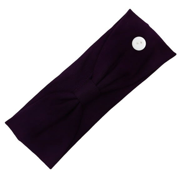 Hair Bands for Women's Hair Knotted Hair Band Ladies Anti-stroke Mask Headband Button Hair Band