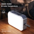 thumbnail image 3 of yeacher RX-max-LED Dual-Temperature Portable Photography Light with Solar Charging, 6000mAh Battery, IP65 Waterproof, Aluminum Alloy Body, Dual USB Outputs, 3 of 7
