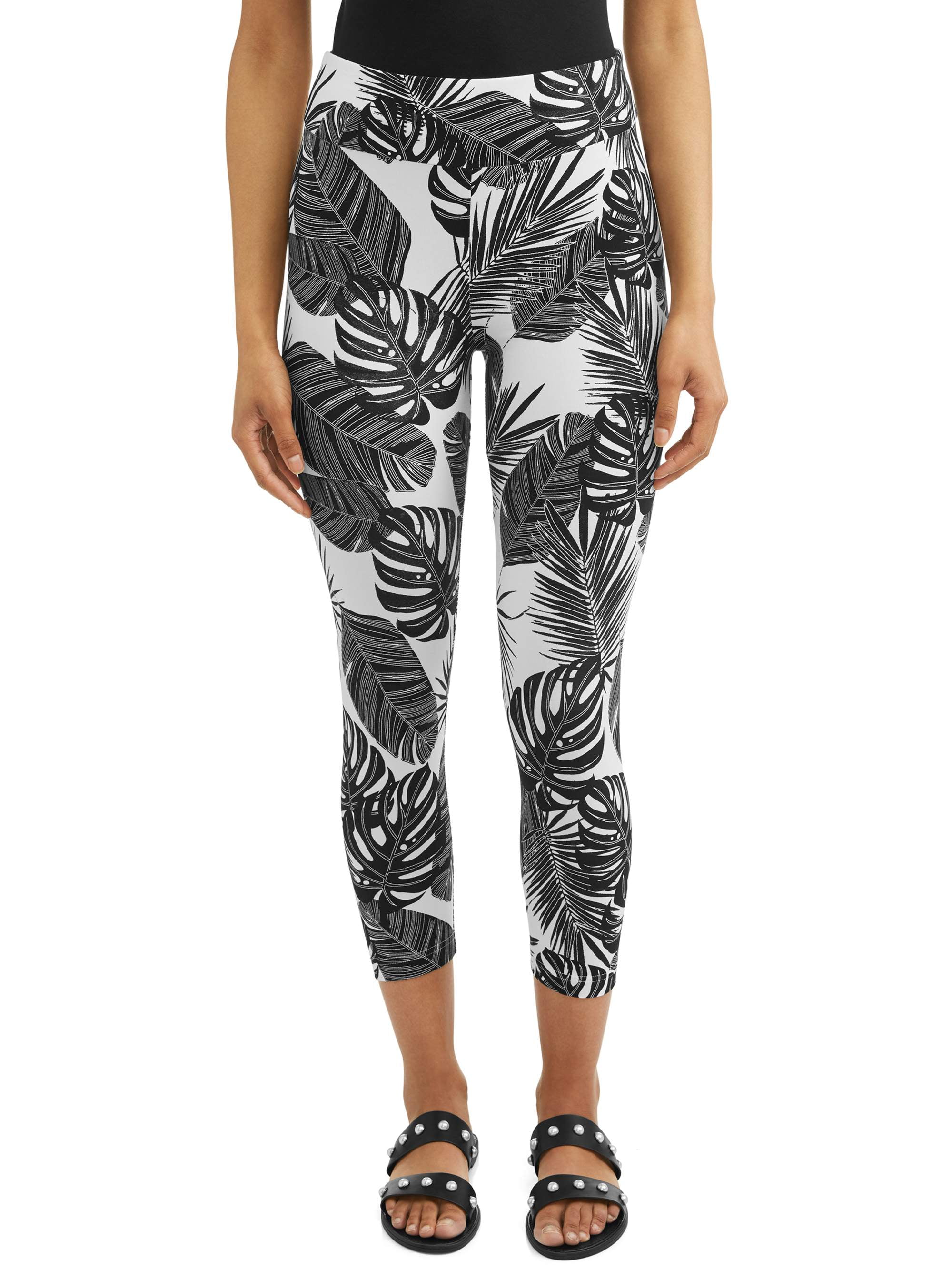 Women's Printed Capri Legging - Walmart.com