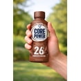 thumbnail image 3 of Core Power Boisson Frappée Riche en Protéines (26 g), Chocolat, 14 Fl Oz (Lot de 10 Bouteilles), 3 of 7