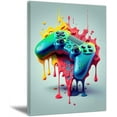 thumbnail image 2 of HFDF Gamg Art Game Wall Decor Video Games Posters Gamer Wall Art Graffiti Gamepad Canvas Pictures Gamg Room Accessories for Boys Bedroom Dorm Playroom Cave Home Decor 11x14inch Framed, 2 of 5
