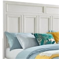 thumbnail image 3 of JERFIT White King Size Bed with Storage Drawers, Wood Panel Platform Bed Frame with Upholstered Headboard, 3 of 5