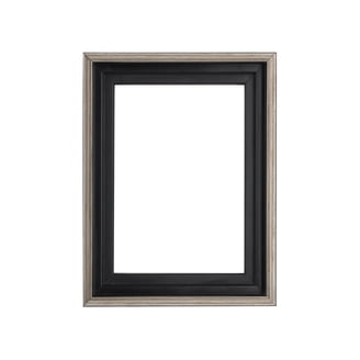 Craig Frames Gotham Picture Frame 24x36 Inch - Ornate Black, Matted For 20x30 Photo, Solid Wood