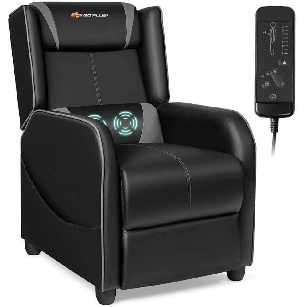 Finihen Massage Recliner Chair, Home Massage Gaming Recliner Chair, for Gaming Room, Home Theater, Gray Finihen Massage Recliner Chair, Home Massage Gaming Recliner Chair, for Gaming Room, Home Theater, Gray