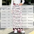 thumbnail image 5 of OGLCCG Girl's Leopard Print Pants Elastic Waist Wide Leg Cheetah Pants Lightweight Baggy Trousers Size 11-12, 5 of 5
