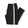 thumbnail image 4 of Gubotare Men Sweatpants with Pockets Men's Lightweight Hiking Pants Water Resistant Sweatpants Athletic Jogger with Pockets Golf (Black,XXL), 4 of 9