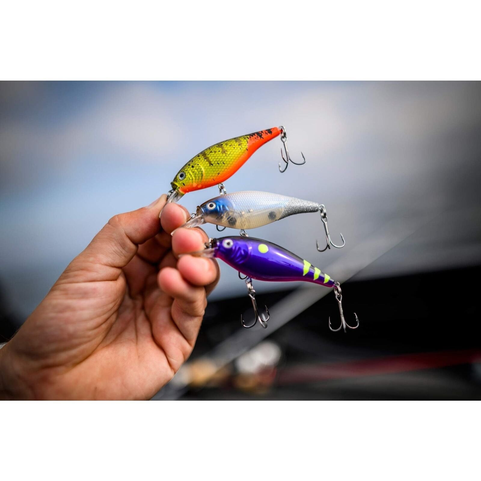 Berkley Flicker Shad Shallow Fishing Lure, HD Blacknose Dace, 1/6 oz