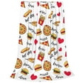 thumbnail image 2 of Honeii Fast Food Print Fleece Blanket - Throw Blanket for Bed, Sofa, Couch, Camping, and Travel , Microplush Ultra Soft Warm Blanket-80"x60", 2 of 7