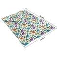 thumbnail image 4 of Colorful Dinosaurs Cactus Plants Pattern Blanket,Comfortable Soft Lamb Wool Throw Blanket,All Season,Warm Lightweight Blankets for Sofa Bed Couch Living Room Chair,40"x50", 4 of 4