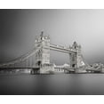 thumbnail image 2 of Thabet, Ahmed 30x26 White Modern Wood Framed Museum Art Print Titled - Tower bridge, 2 of 4