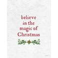 thumbnail image 2 of Lettered and Lined 25x32 Black Ornate Wood Framed with Double Matting Museum Art Print Titled - Believe in the Magic of Christmas, 2 of 4