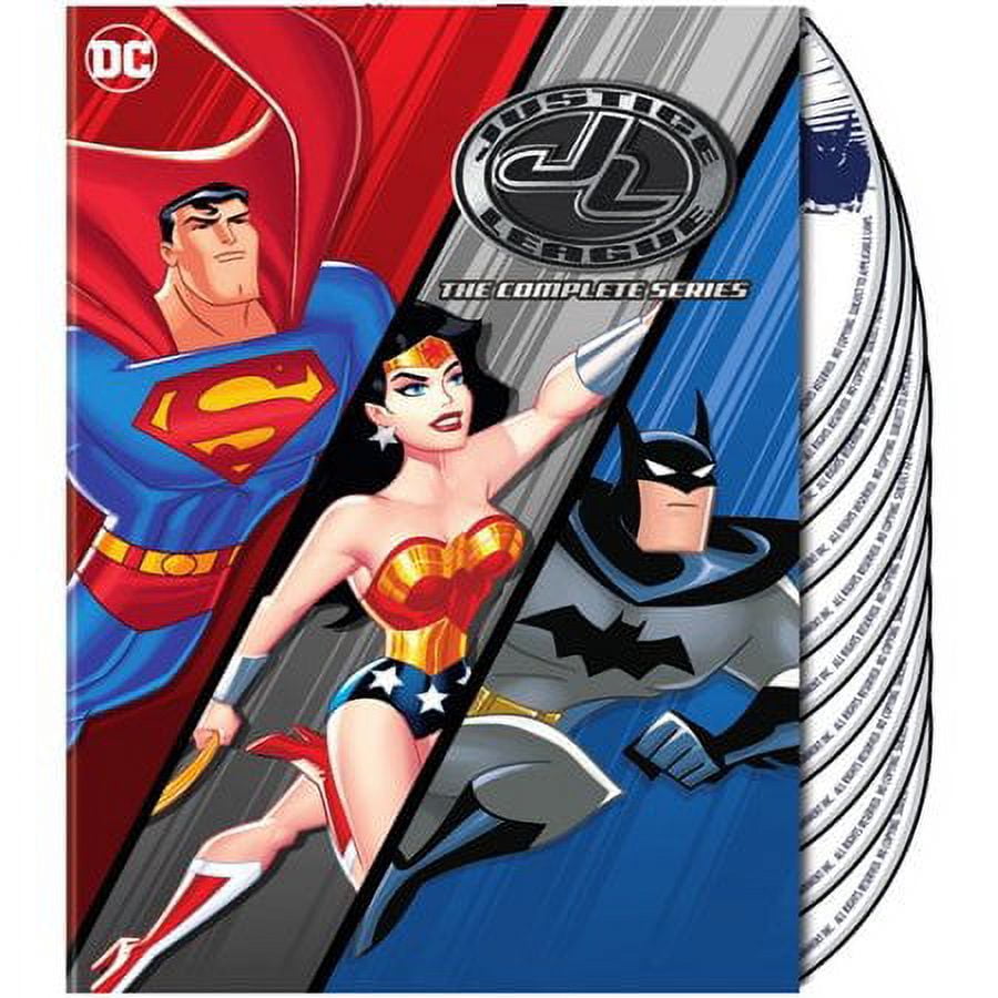 Justice League The Complete Animated Series DVD Batman Superman Flash DC TV Show Box Set Walmart