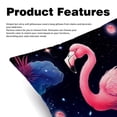thumbnail image 2 of Flamingo Pillow Covers Set of 2 with Unique Patterns for Bed, Chair, and Throw Pillows - Available in 16x16, 18x18, and 20x20 Inchesfor Various Occasions, 2 of 6