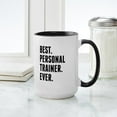 thumbnail image 4 of CafePress - Best Personal Trainer Ever Mugs - 15 oz Ceramic Large White Novelty Mug, 4 of 4