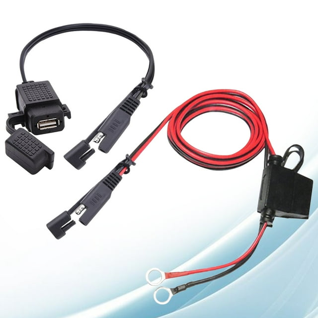 FELTECHELECTR charging station for multiple devices Motorcycle Mobile Phone Charger ABS 1Pack
