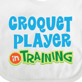 thumbnail image 4 of Inktastic Croquet Player in Training Boys or Girls Baby Bib, 4 of 4