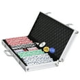 thumbnail image 5 of Poker Chip 500 Chips Set 11.5 Gram Holdem Cards Game W/Aluminum Case & Dices, 5 of 9