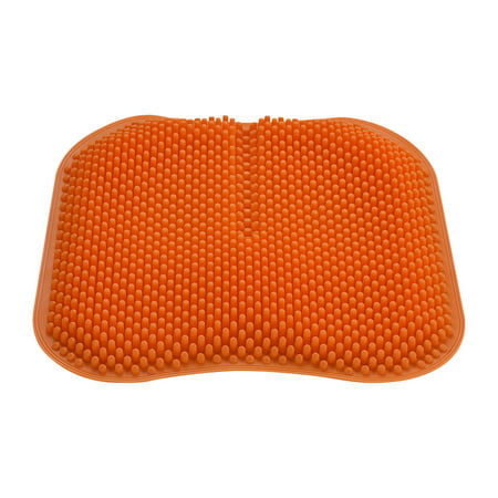 Silica Gel Car Seat Cushion Non Slip Chair Pad for Office Truck Home Breathable Silicone Massage Seat Cover 16.5