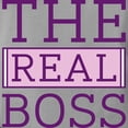 thumbnail image 3 of CafePress - The Real Boss Womens Comfort Colorsâ® Shirt - Womens Comfort Colors® Shirt, 3 of 4