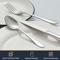 thumbnail image 3 of 16-Piece Teaspoons Set - Stainless Steel Spoons for Home, Kitchen or Restaurant,, 3 of 5