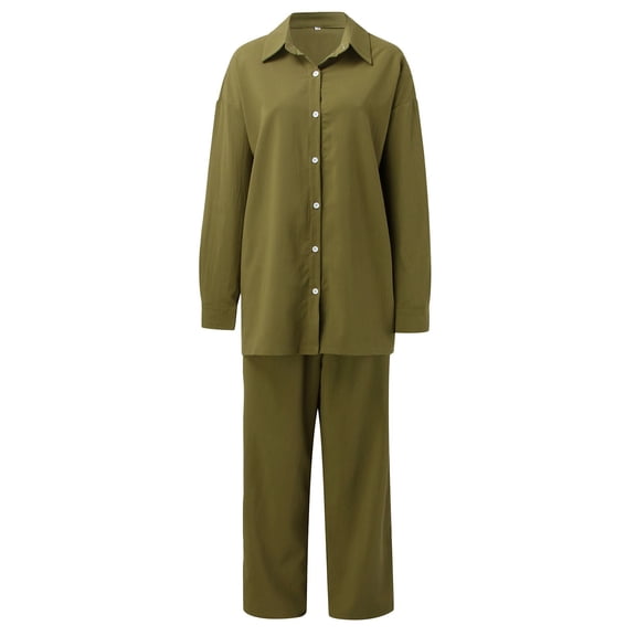 Vedolay Two Piece Set Women's Fall Top & Pants Set Zip Two Piece Casual Sports Outfits,Green XL